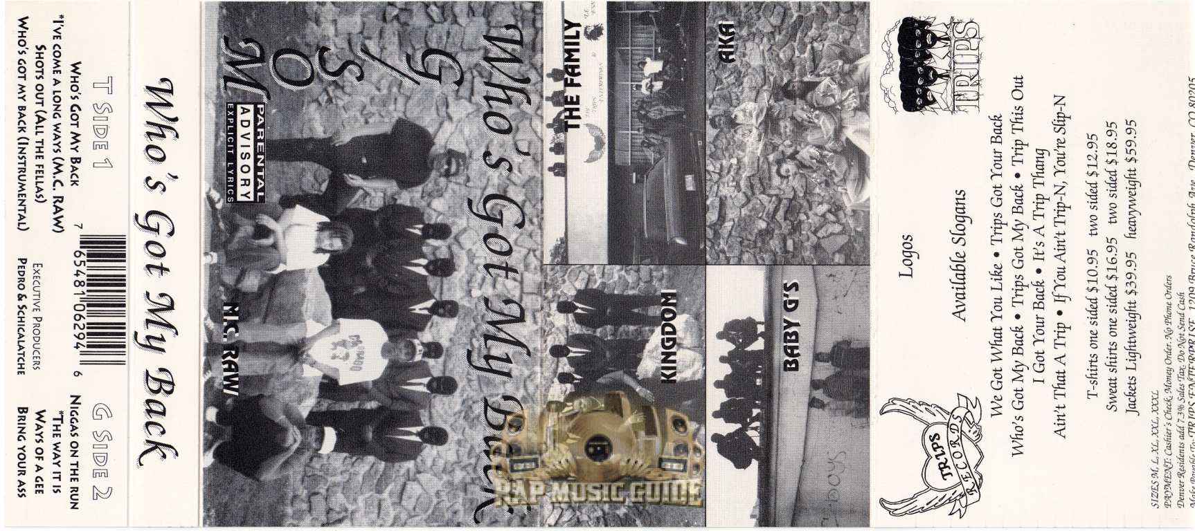 G.S.O.M. - Who's Got My Back: Cassette Tape | Rap Music Guide